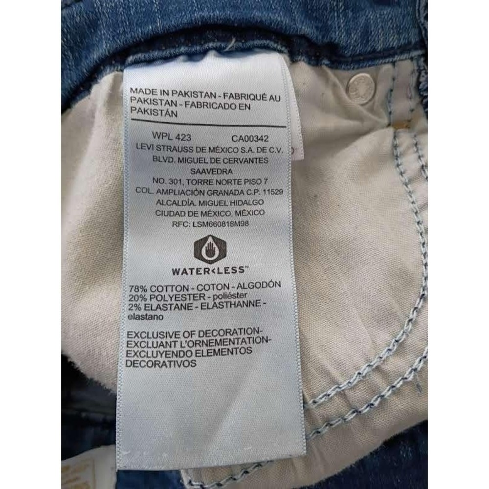 Levi Strauss Signature Gold Label Mid Rise Bootcut Jeans Blue Medium Wash 28x32T - Picture 5 of 11